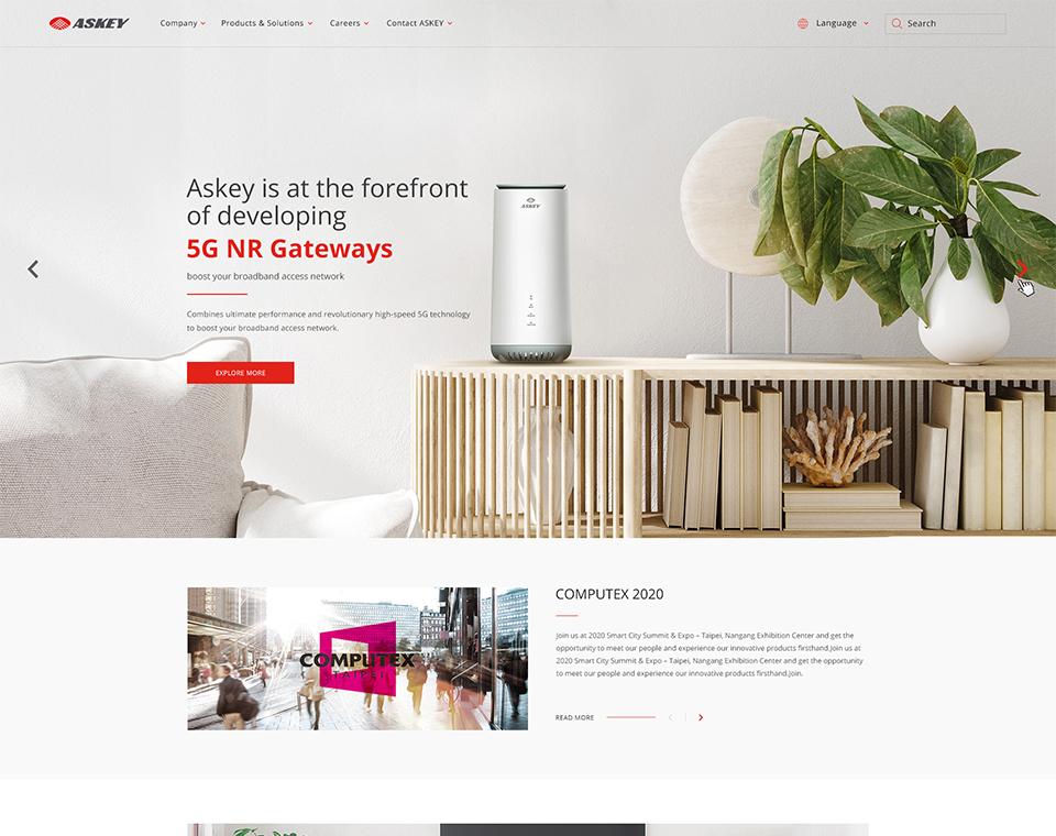 亞旭電腦 網頁設計案例